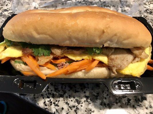 Grilled pork Bahn Mi