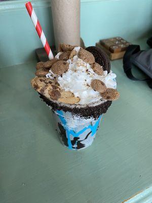 Yummy!! Cookie Monster shake!