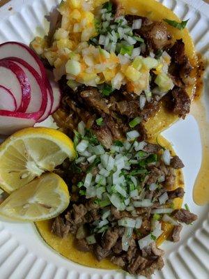 Tacos de Asada y al Pastor