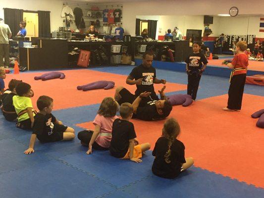 Coach Brian teaching some BJJ basics!