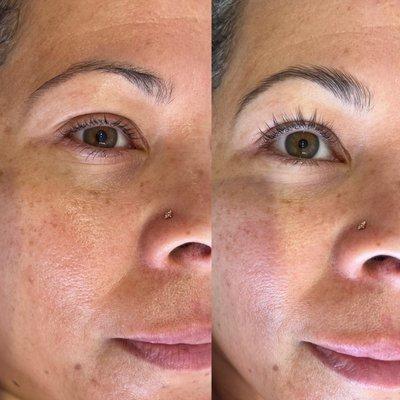 Brow lamination and lash lift!