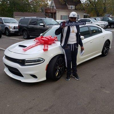 Client successfully financing his Dodge Charger!