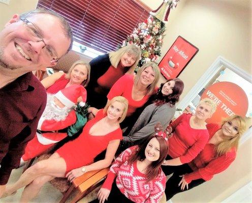 Team Cochran taking a fun selfie! Happy Holidays!