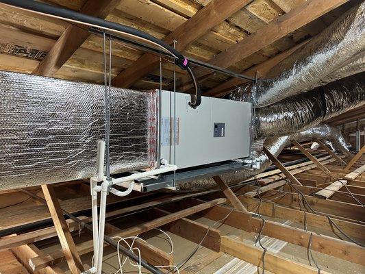 New Bosch system and R8 ducting.