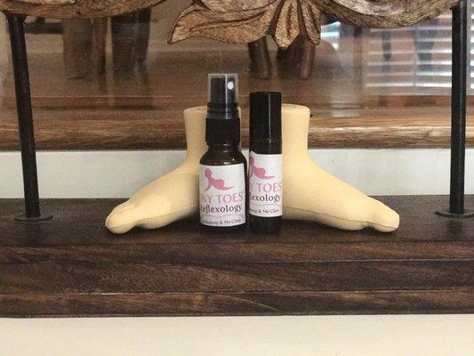 Tiny Toes Reflexology essential oils and room sprays