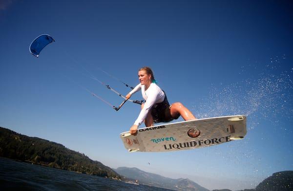 Tonia Farman, pro kiteboarder and CKB owner.