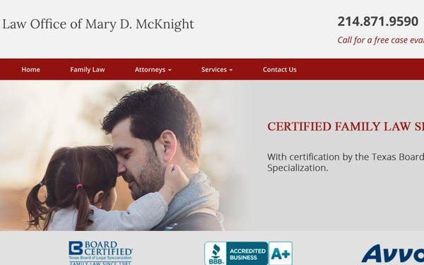 Custom website for Hard Family Law http://www.hardfamilylaw.com