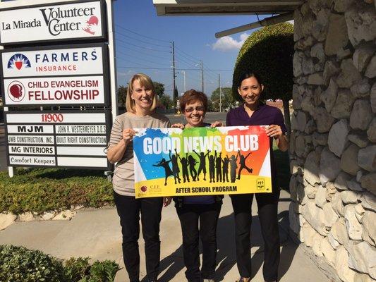 Training Center for our After-School Bible Clubs