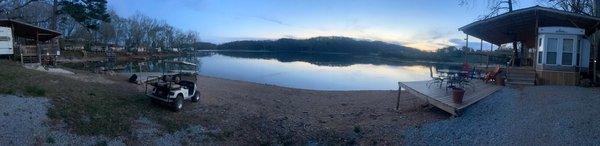 Lake Cherokee from Cardnal Cove Marina and Campground.