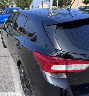 Subaru Impreza window tint