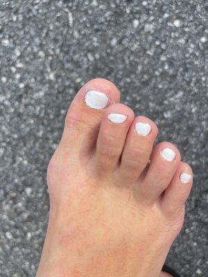 Painted feet