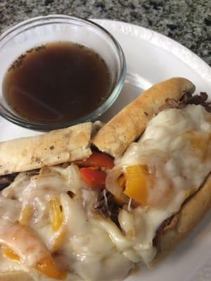 Steak and cheese sub