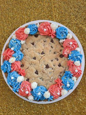 Homemade Chocolate Chip Cookie Cake