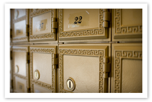 We rent private mailboxes to individuals and businesses. Enjoy secure mail receiving for all carriers (not just USPS) and other benefits!