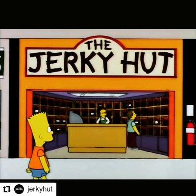 The jerky hut was featured in The Simpson