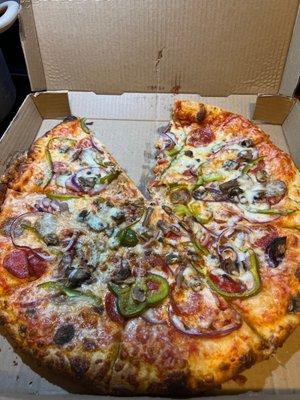 Large "Steve's Pizza"