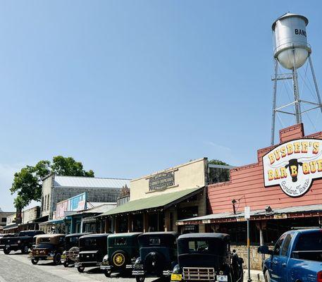 In the middle of main street down town Bandera,TX