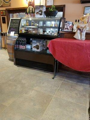 Counter in the bistro