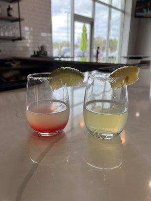 Cherry Limeade and Lemon Drop Shots