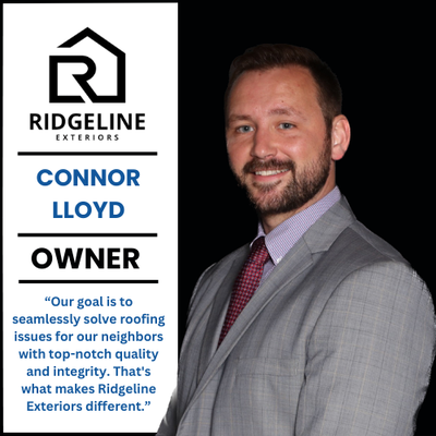 Ridgeline Exteriors Owner, Northern Virginia Resident, and Expert Roofer - Connor Lloyd