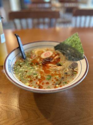 Spicy chicken ramen