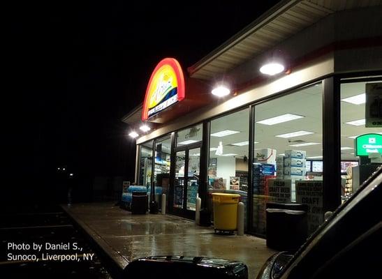 Sunoco convenience store with Craft Beer, Growlers. Dunkin Donuts with Drive Thru service.