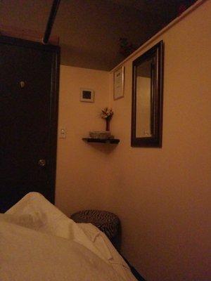 Room was quiet and very comfortable..can't wait for my next massage