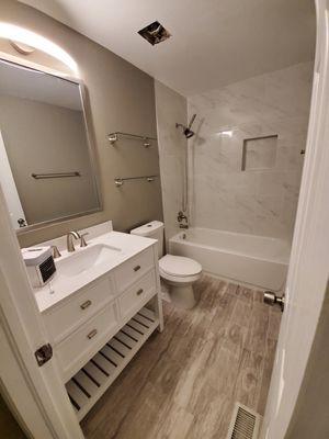 Complete bath remodel