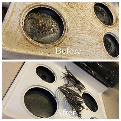 We tackle ovens with ease, leaving it greaseless, spotless and shining.