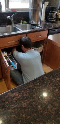 Igor with A-1 Appliance Helped replace two garbage disposals.  Very happy.