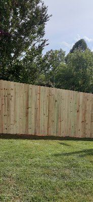 Fence completed