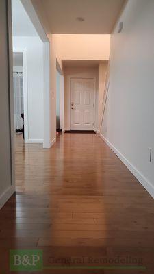 Interior Painting and Hard Wood Floor Installation