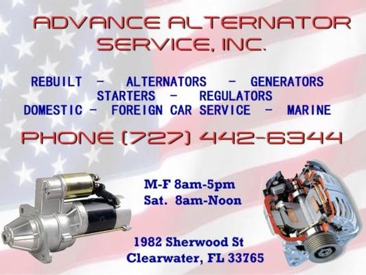 Advance Alternator Service