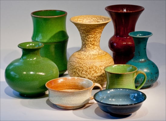 Pots by Elena Zang and Alan Hoffman