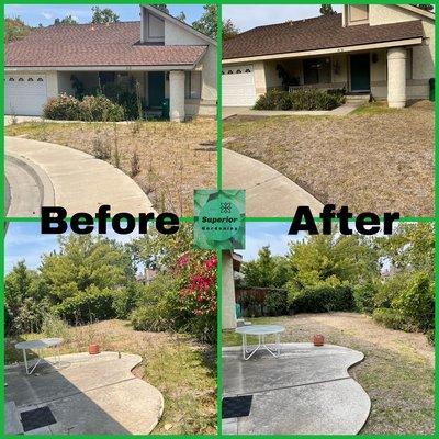 Cleanup and Garden Service. Send us a text for a free estimate..