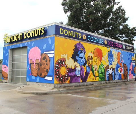 Beautiful mural at our Daylight Lansing location by JT Daniels!