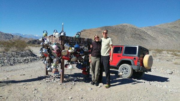 On our way to the Racetrack in Death Valley national park