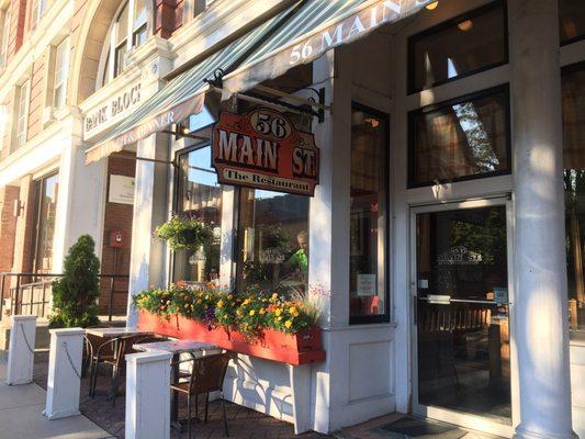 The charming 56 Main Street Restaurant