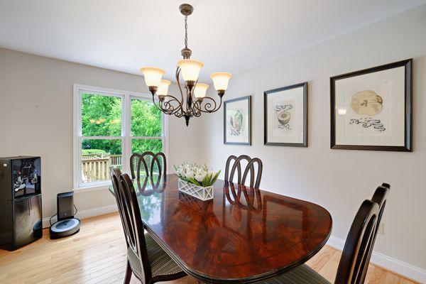 Spacious Dining Room.