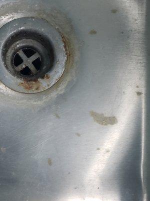 The sink I was sitting next to