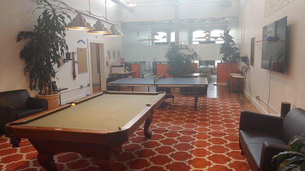 Rec area of the new Envision headquarters