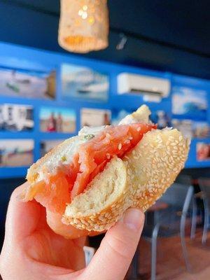 Lox bagel