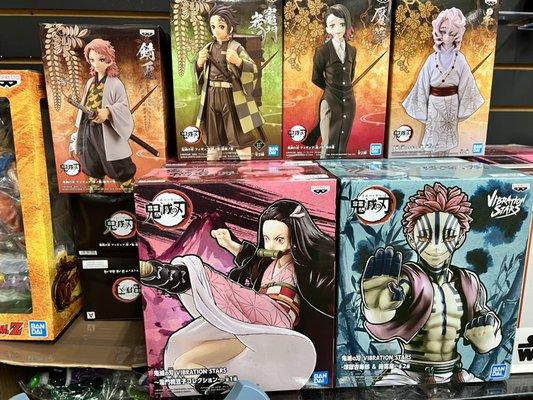 Demon slayer Ban Dai figures