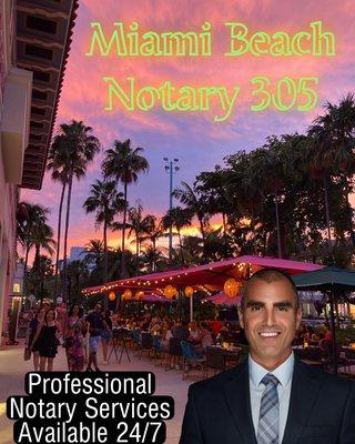 Professional Notary Public Services Available 24/7 In Miami Beach