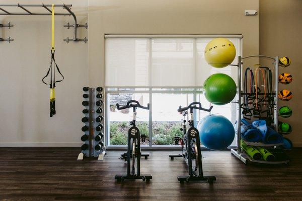 24-hour Fitness Center with Fitness On Demand Classes Available