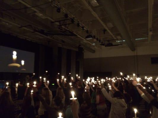 Candle light service