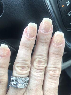 1st time SNS at this salon. VERY pleased!!