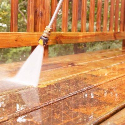 Deck power washing