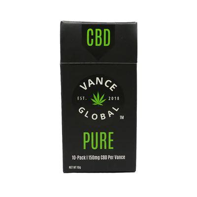 Pure CBD Hemp 1500mg Cigarettes per case.