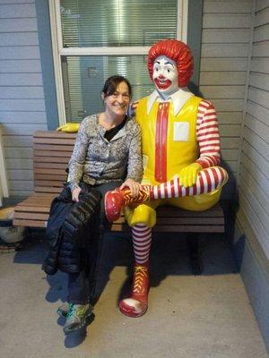 Picture of Ronald and myself!